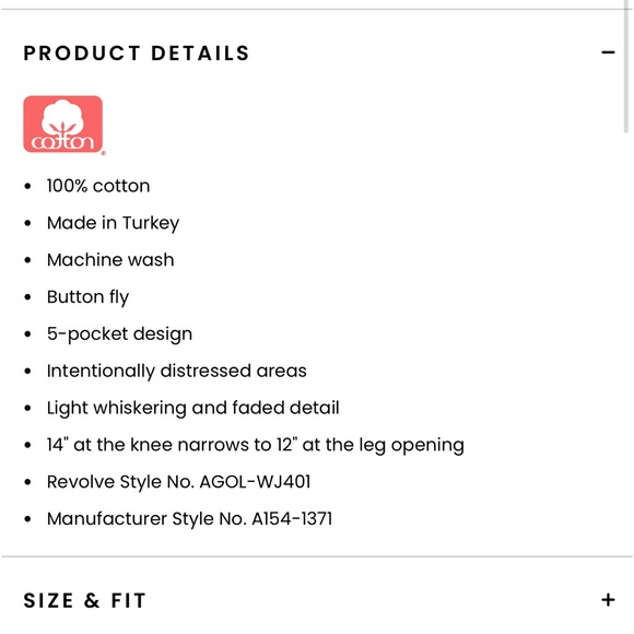 Agolde 90’s pinch waist jeans in color Abstract - Picture 5 of 10